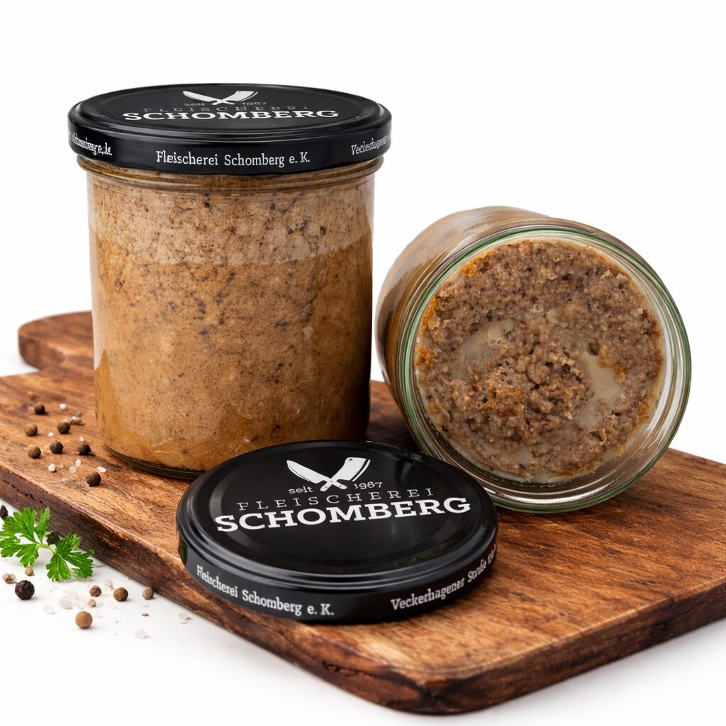 Weckewerk im Glas der Fleischerei Schomberg