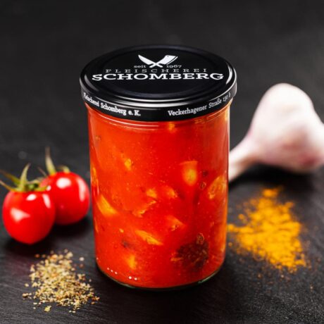 Currywurst im Glas