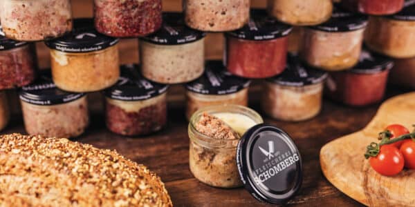Hausgemachte Wurst im Glas von der Fleischerei Schomberg – Leberwurst, Blutwurst, Sülze und mehr in traditioneller Qualität